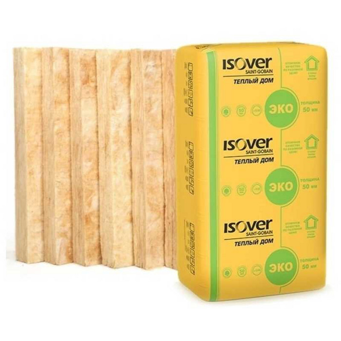 Утеплитель Isover Изовер Тёплый Дом Плита 50х610х1170 в Гулькевичах